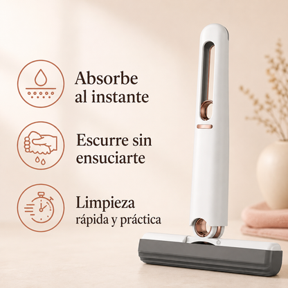 Mini Mopa Portátil Autoescurrible – Limpieza Rápida y Sin Esfuerzo