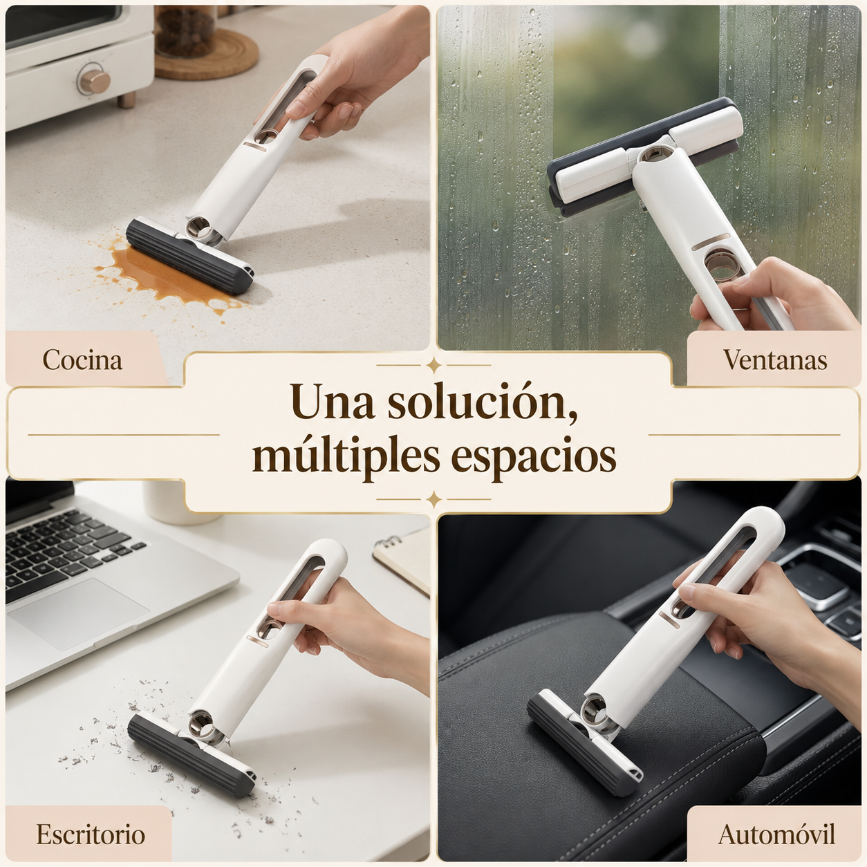 Mini Mopa Portátil Autoescurrible – Limpieza Rápida y Sin Esfuerzo