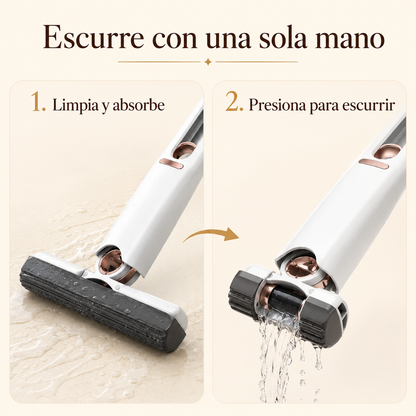 Mini Mopa Portátil Autoescurrible – Limpieza Rápida y Sin Esfuerzo