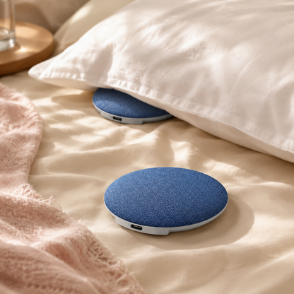 Altavoz Bluetooth Ultradelgado para Almohada – Música y Sonidos Relajantes