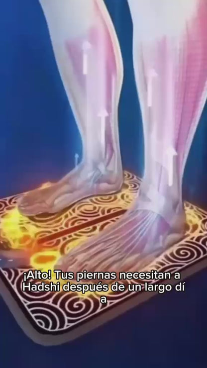 Masajeador de Pies EMS – 8 Modos y 19 Niveles de Intensidad